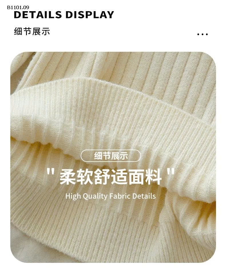 Áo len nữ mùa đông kiểu dáng mới, chống xù lông, chất liệu cao cấp - giá sỉ 275k