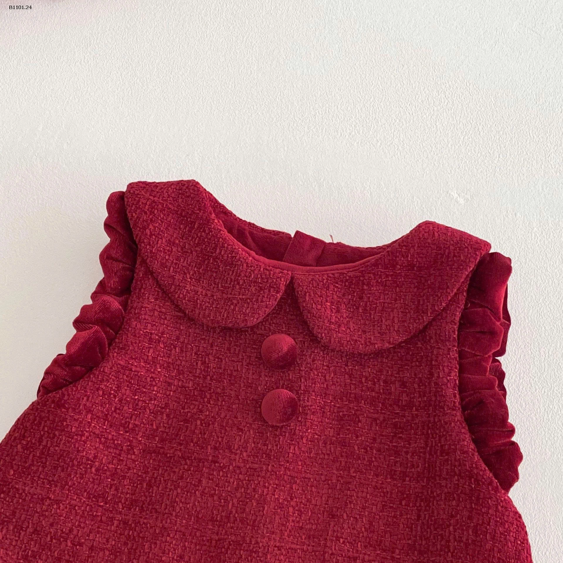 Set Đầm Tết dày dặn cho bé gái - giá sỉ 292k