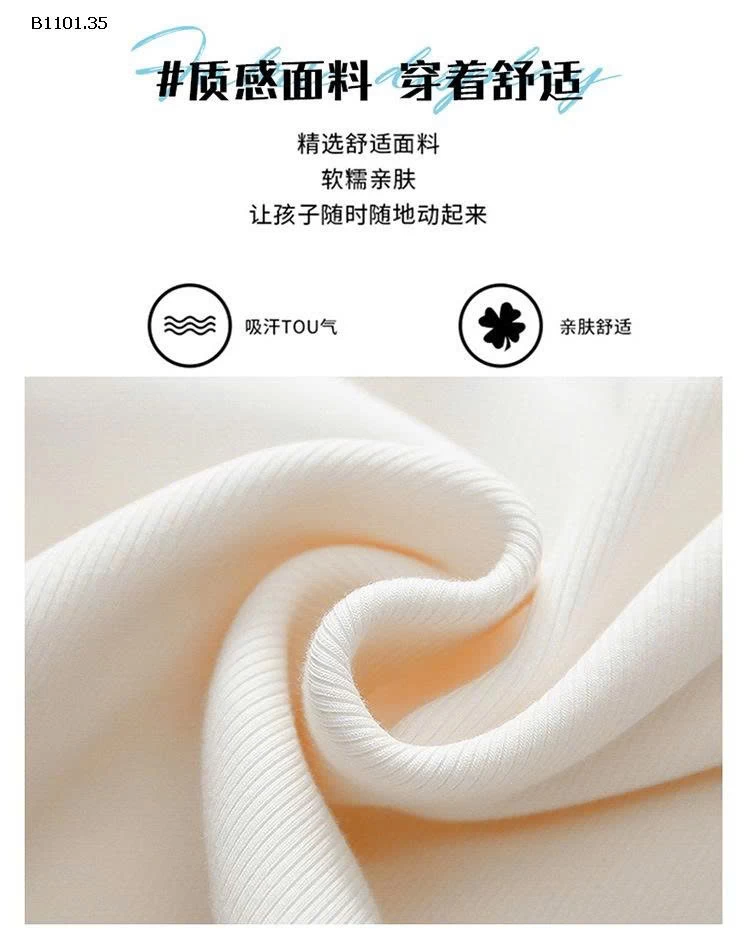 Áo lót giữ nhiệt hình thỏ nơ cho bé gái, kiểu dáng thu đông-Giá sỉ 165k