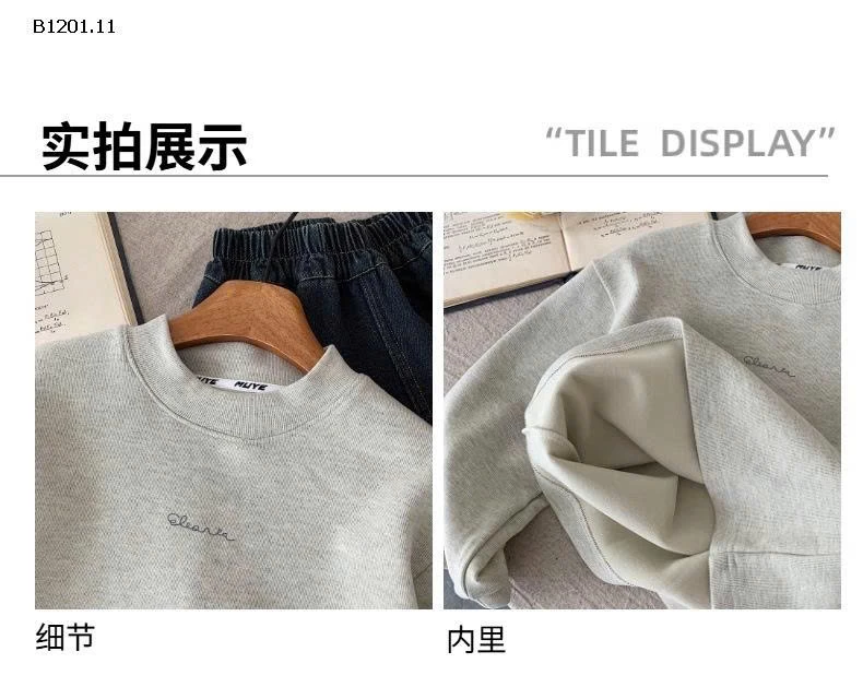 ÁO GIỮ NHIỆT BÉ TRAI MUYE-Giá sỉ 140k