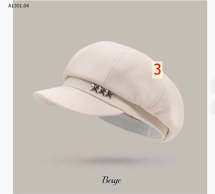 MŨ BAKER BOY NỮ FORM HÀN QUỐC - sỉ 78k