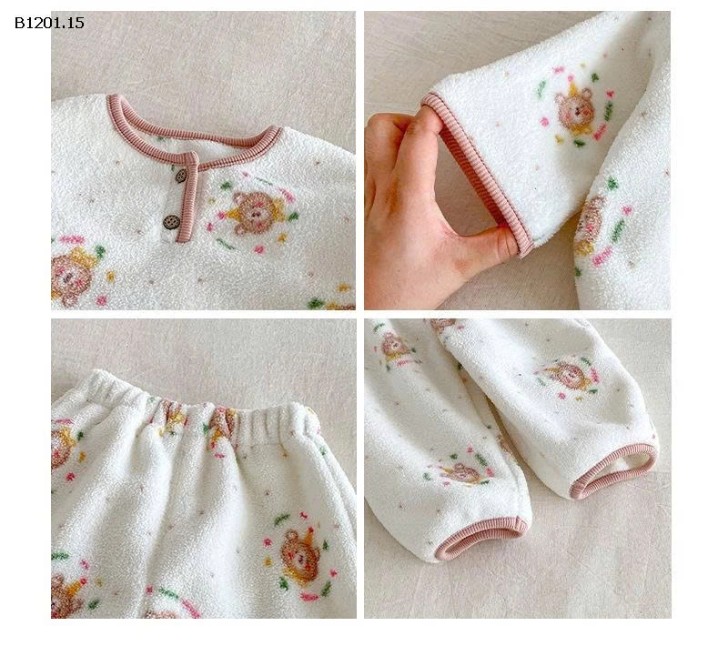 BỘ NGỦ LÔNG CỪU CHO BÉ - sỉ 165k