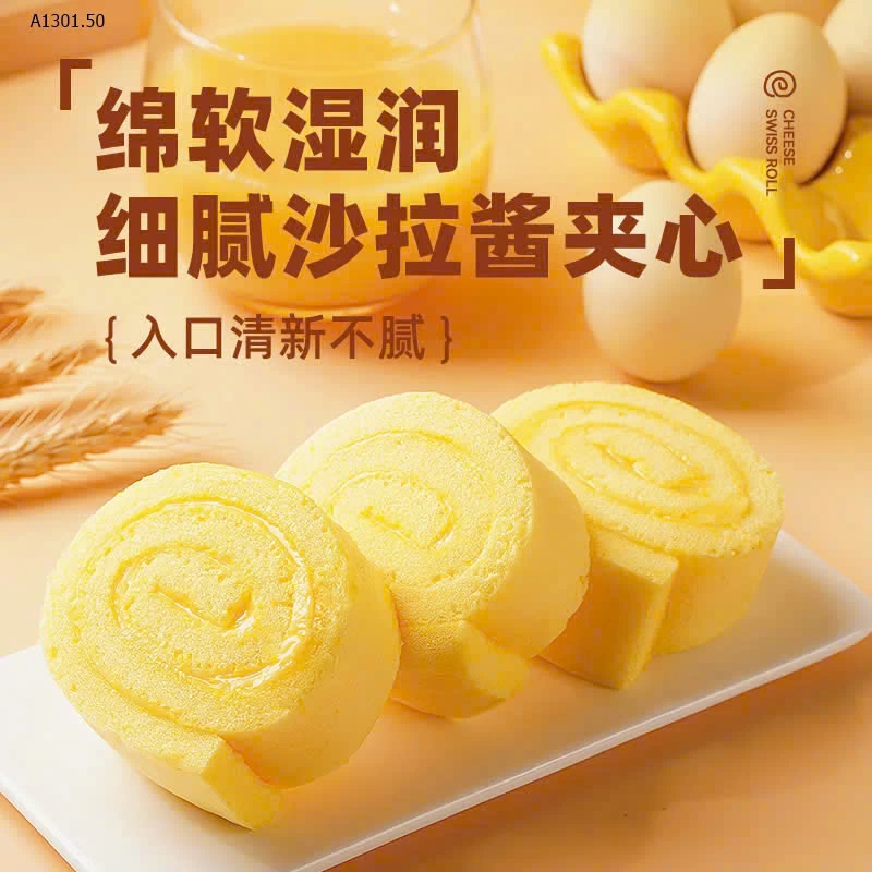 BÁNH CUỘN BÔNG LAN PHÔ MAI QIUANSI - sỉ 85k