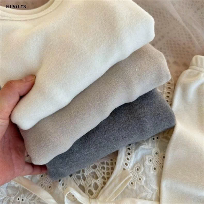 BỘ NỈ BÔNG BLUEDOG CHO BÉ-Giá sỉ 124k