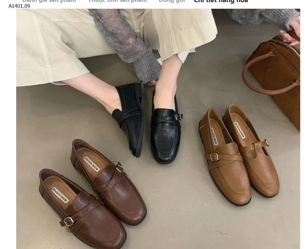GIÀY BỆT VINTAGE NỮ - sỉ 318k