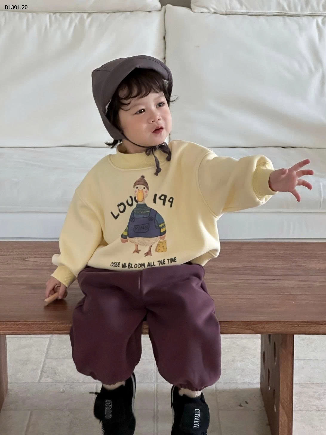 Bộ áo dày dặn cho bé trai -Giá sỉ như sau  Áo  : 174k Quần : 160k