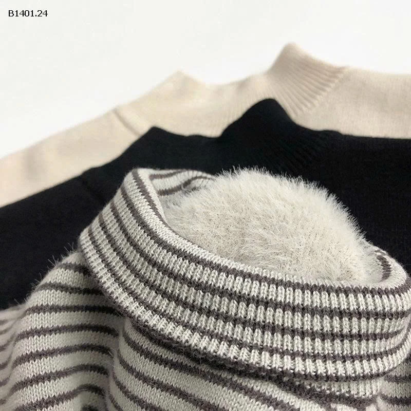 ÁO LEN CỔ LỌ PHONG CÁCH HQ CHO BÉ  - sỉ 204k