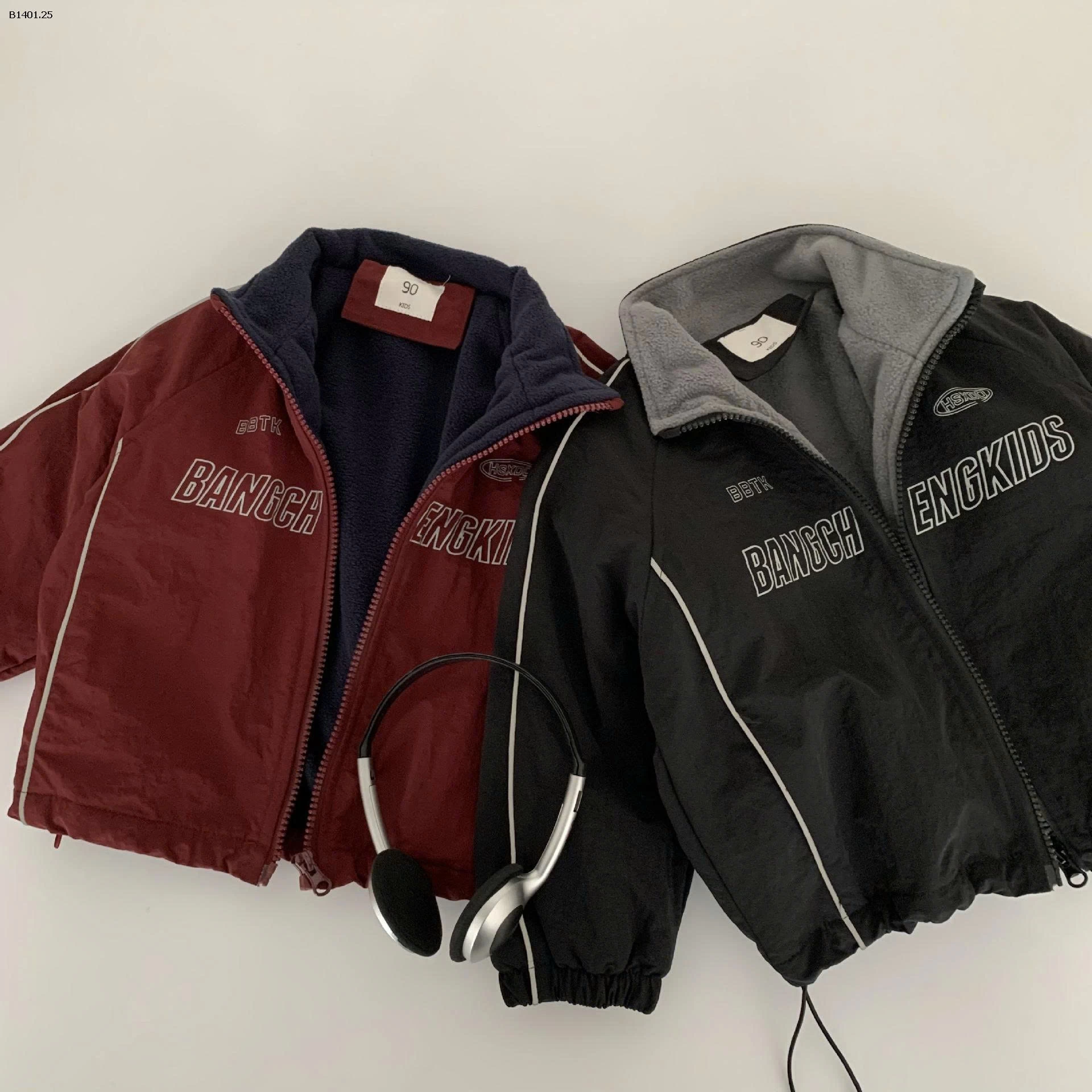 ÁO KHOÁC LÓT LÔNG CHO BÉ NHÀ MAIBAO -  sỉ 270k