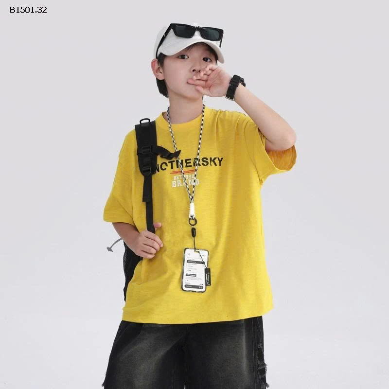 ÁO THUN XƯỚC VÀNG HHBABY-Giá sỉ 145k