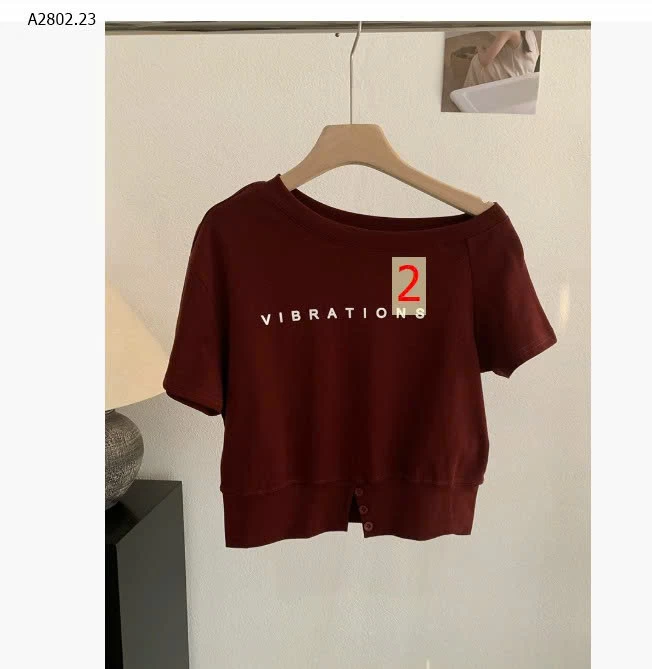 ÁO THUN LỆCH VAI CHO NỮ - sỉ 145k