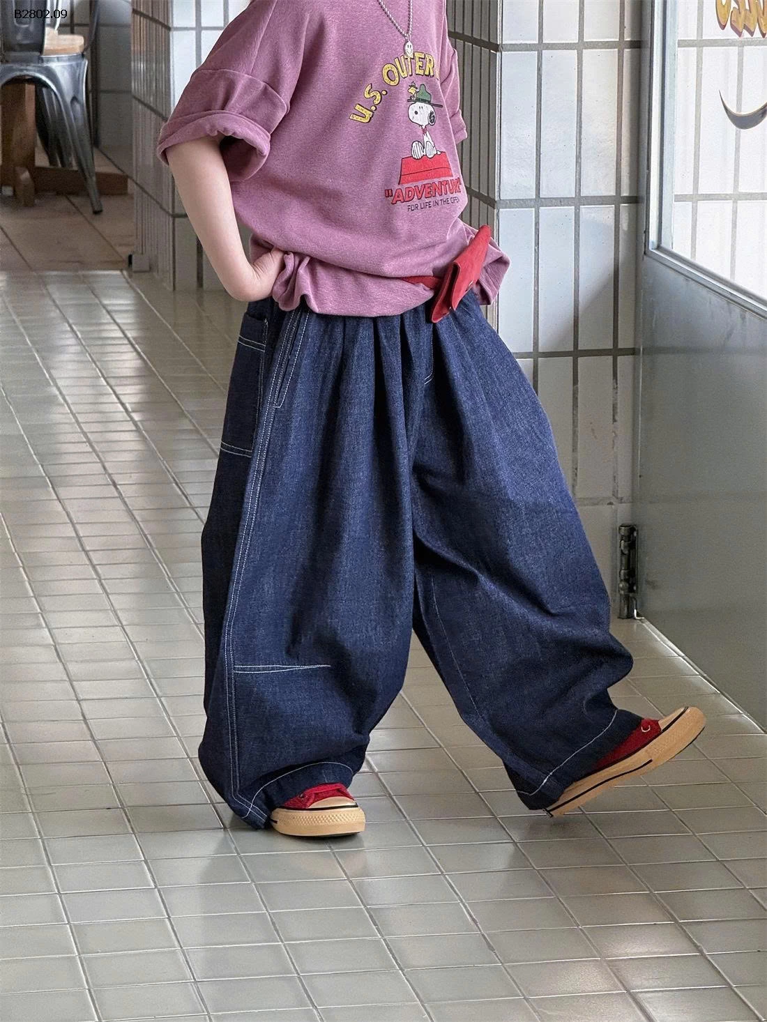 QUẦN ỐNG THỤNG CHO BT - sỉ 100-140: 230k 150-160: 245k