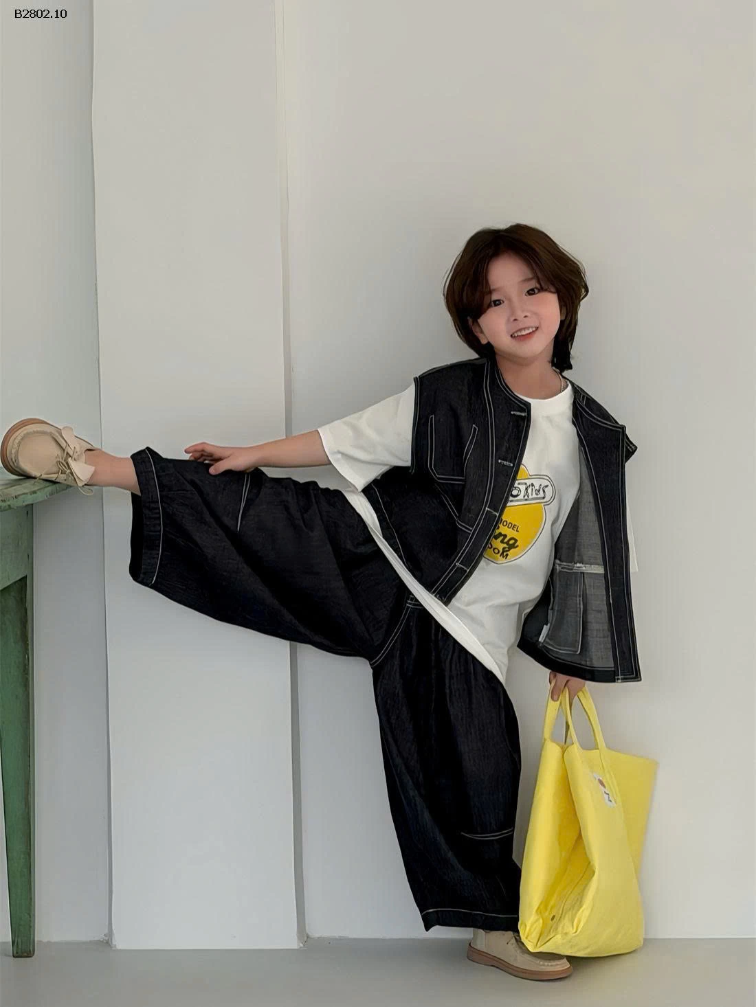 ÁO KHOÁC GILE DENIM- sỉ  100-140: 218k 150-160: 234k