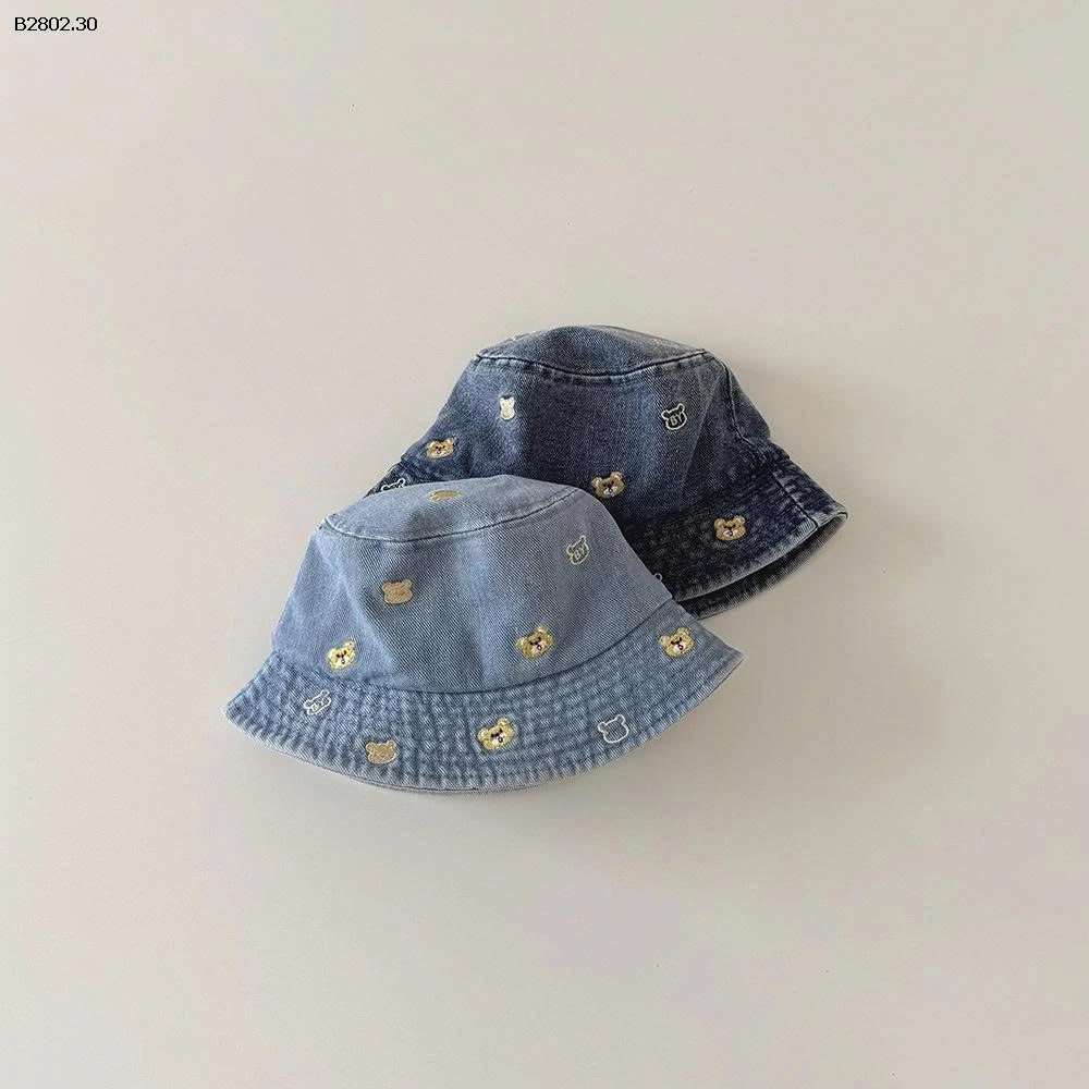 MŨ JEAN GẤU CHO BÉ- sỉ 105k