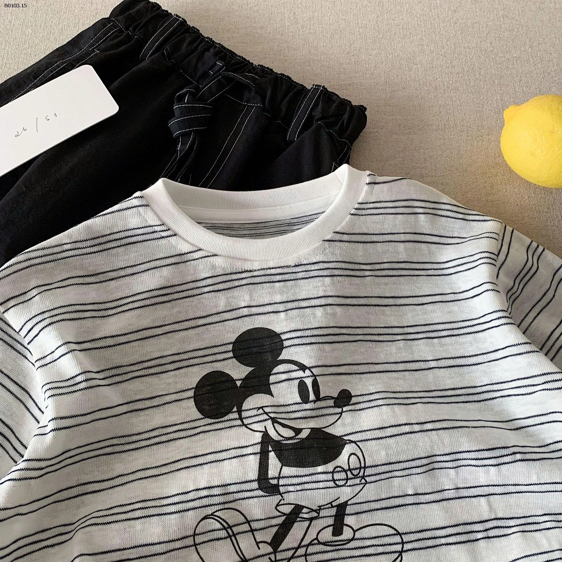 ÁO THUN KẺ MICKEY CHO BÉ- sỉ 150k