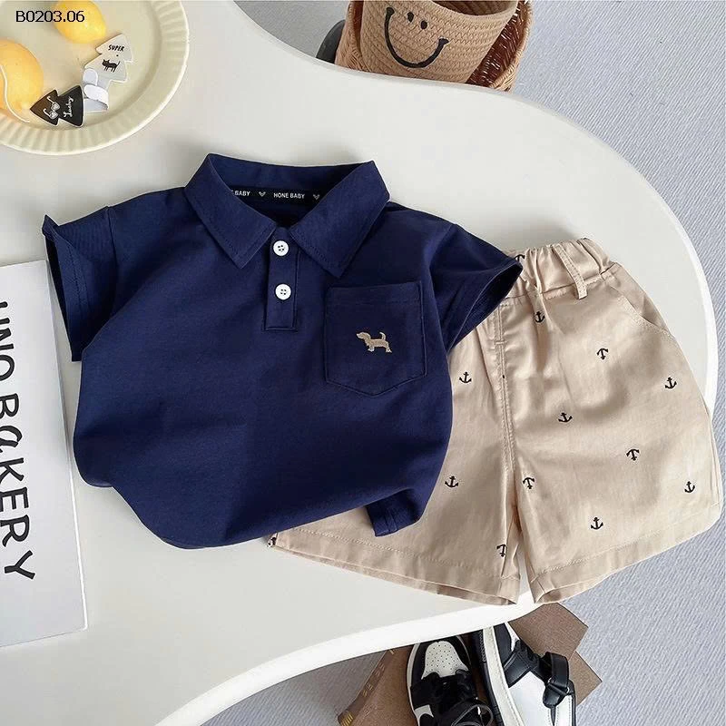BỘ SHORT POLO CHO BT - sỉ 135k