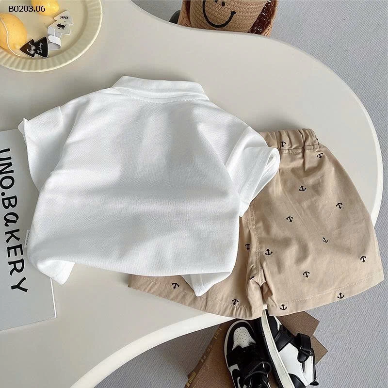 BỘ SHORT POLO CHO BT - sỉ 135k