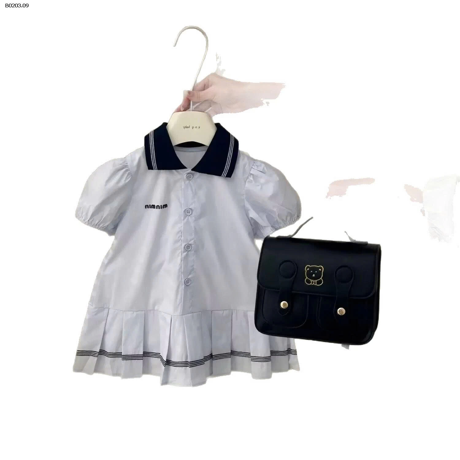 VÁY SƠ MI CỘC TAY BG - sỉ 155k