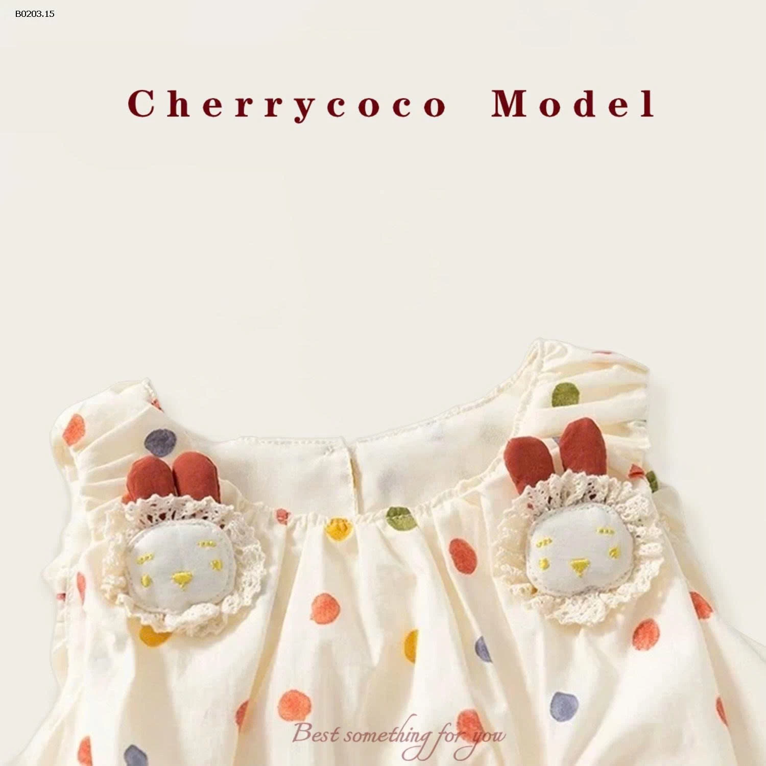 VÁY CHẤM BI HỌA TIẾT TRÁI TIM CHERRYCOCO- sỉ 192k