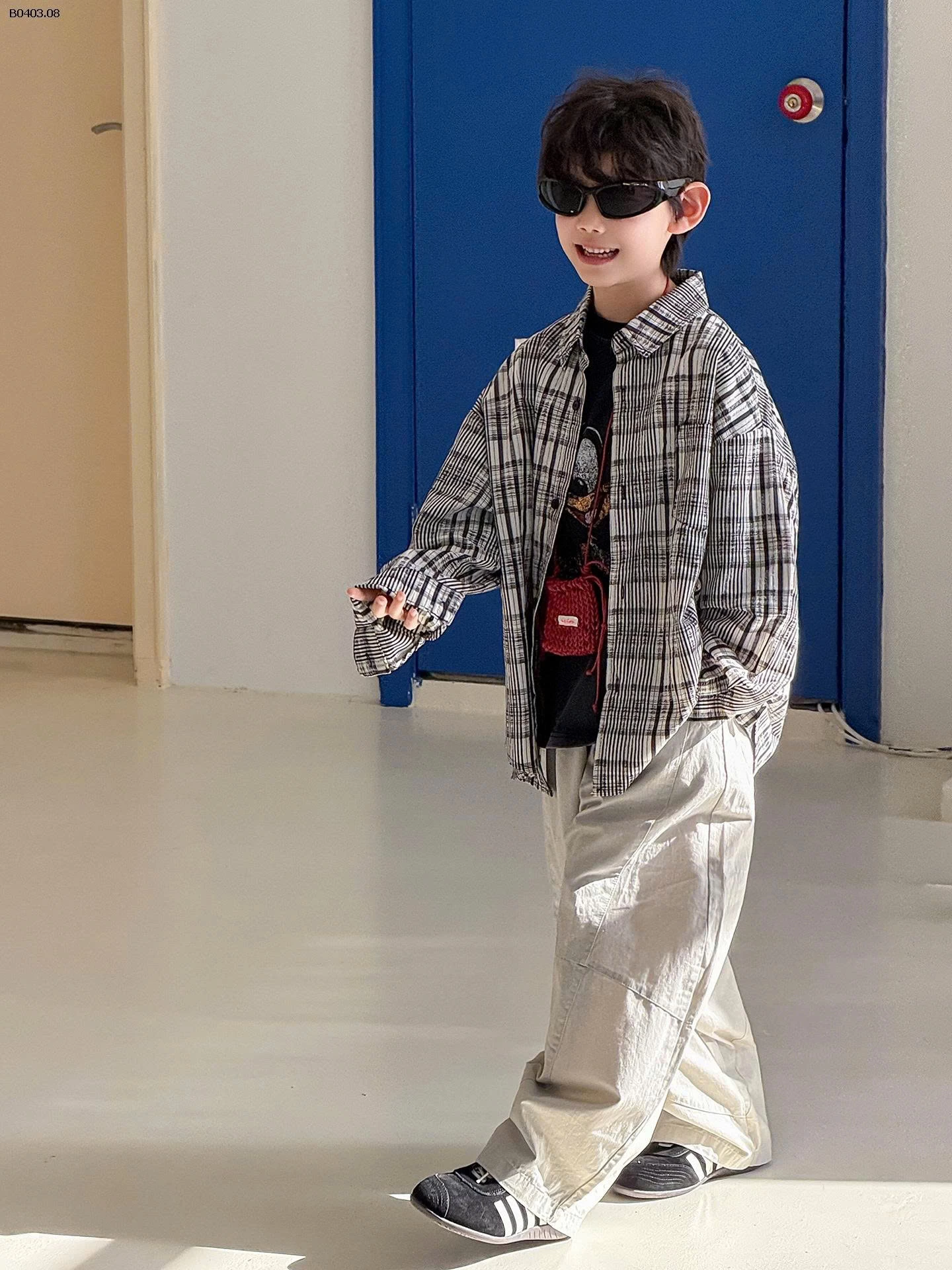 ÁO SƠ MI KẺ CHO BT  - sỉ 90-140: 190k 150-160: 199k 