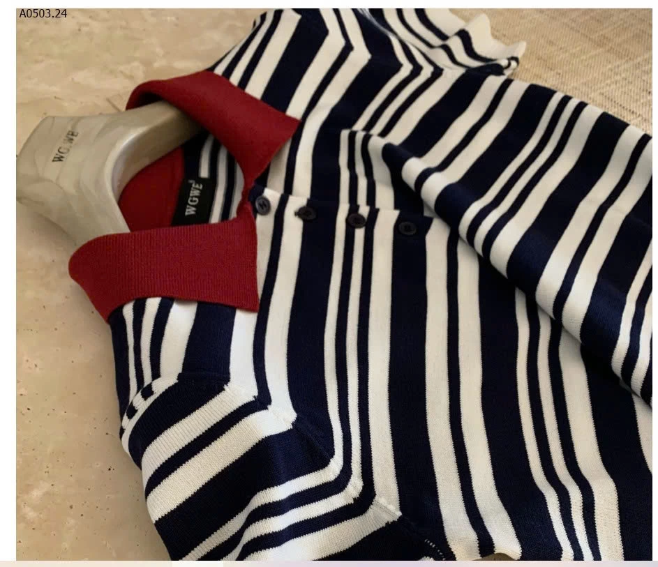 POLO kẻ Wgwe   - sỉ 224k