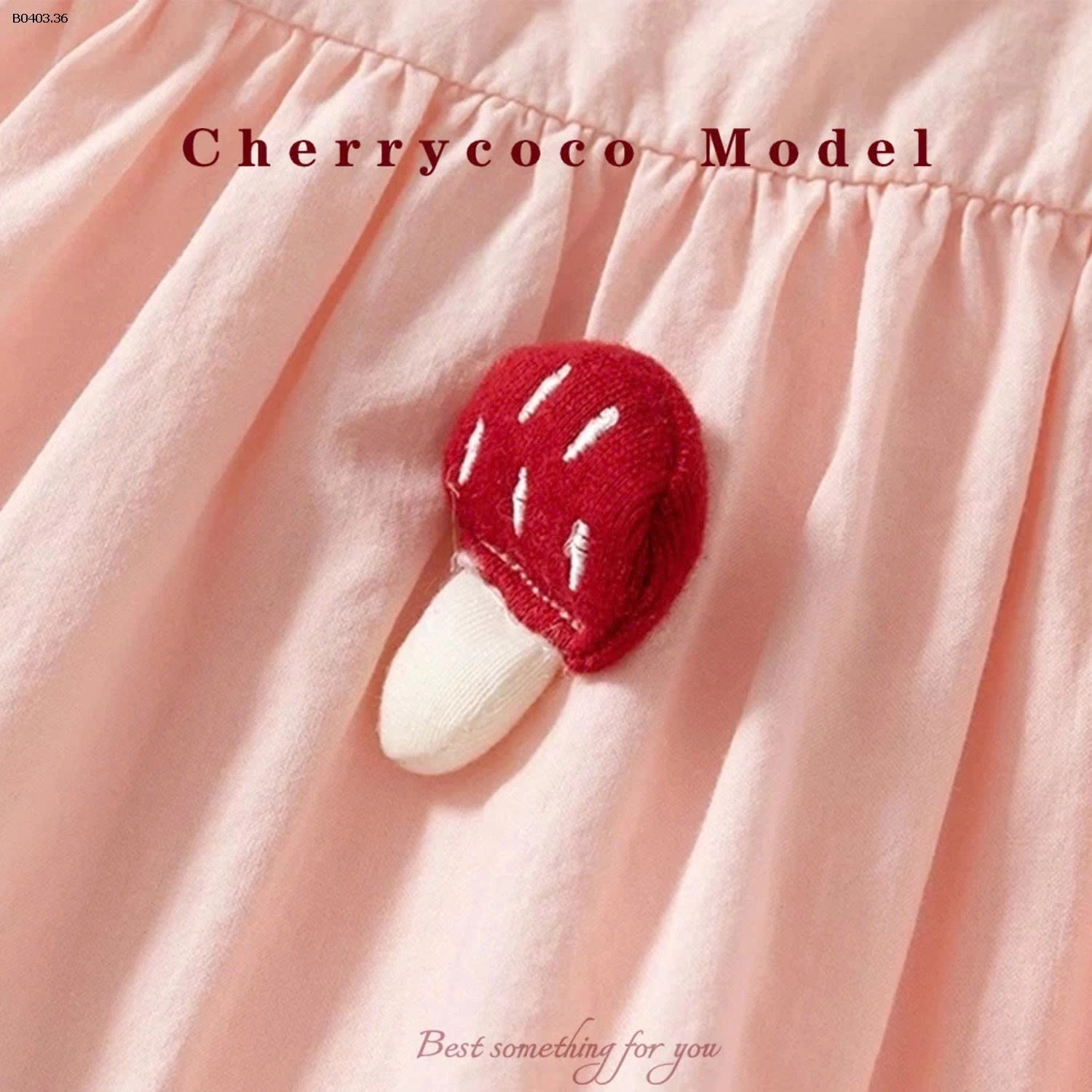 VÁY SÁT NÁCH HỌA TIẾT NẤM CHERRYCOCO - SỈ 244K