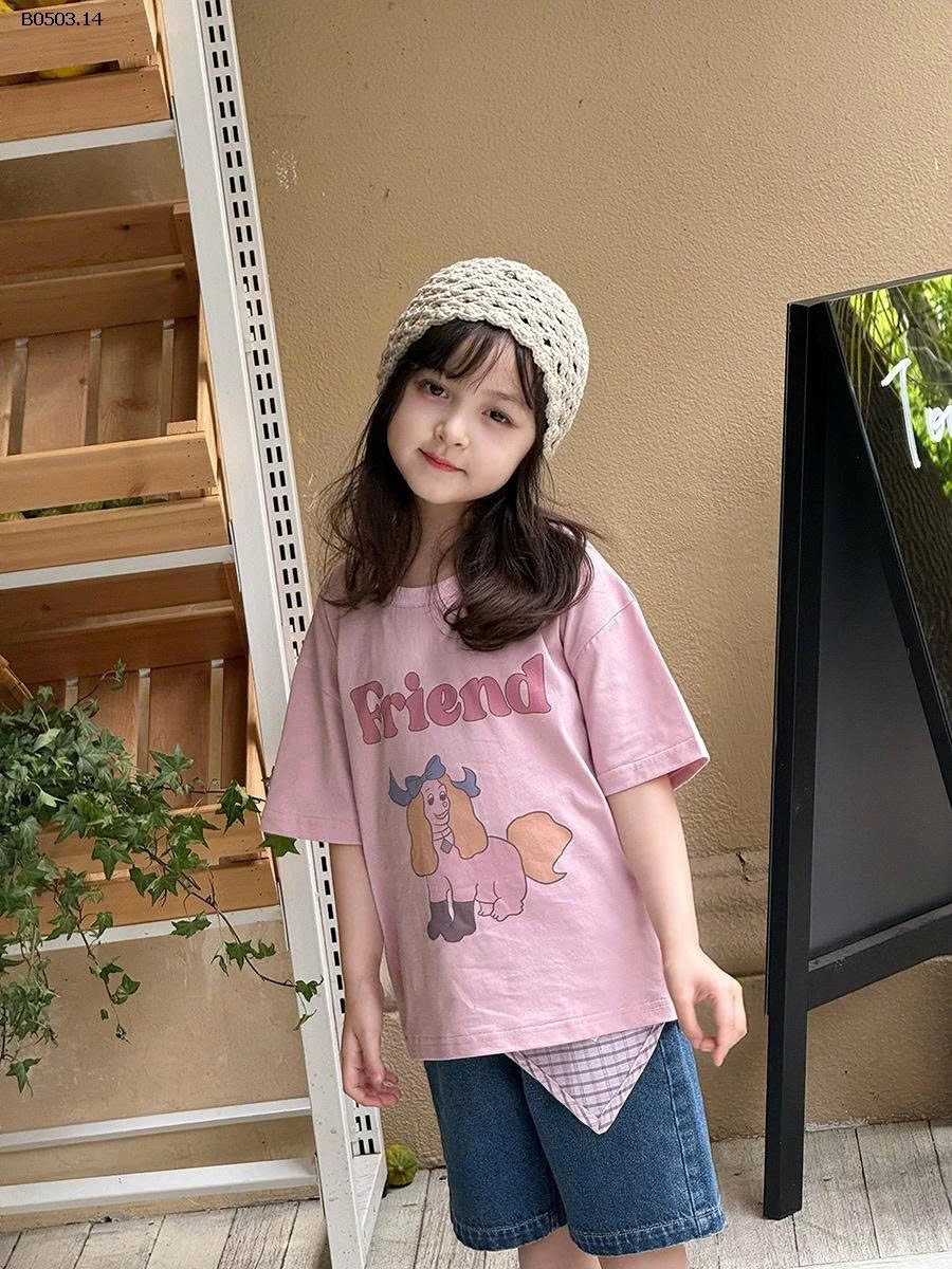 ÁO CỘC TAY HÃNNG AMBB CHO BÉ TRAI - BÉ GÁI -Giá sỉ  Sz 90-150 #108k Sz 160 #116k Sz 170 #125k