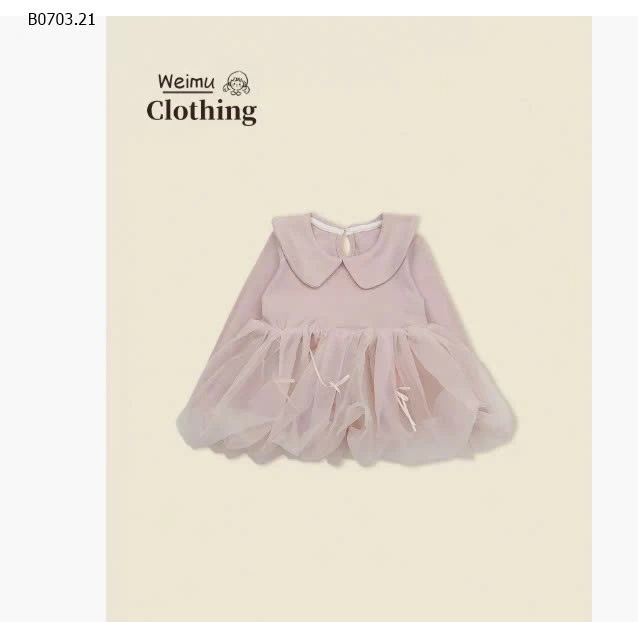 Đầm trẻ em Vimu cho bé gáiGiá sỉ 205k