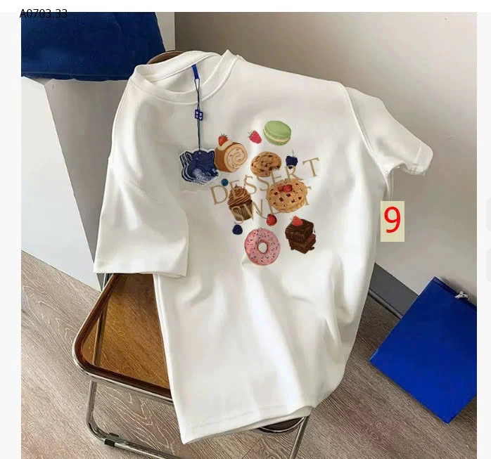 Áo thun nữ tay ngắn cổ tròn  : giá sỉ  100k/c