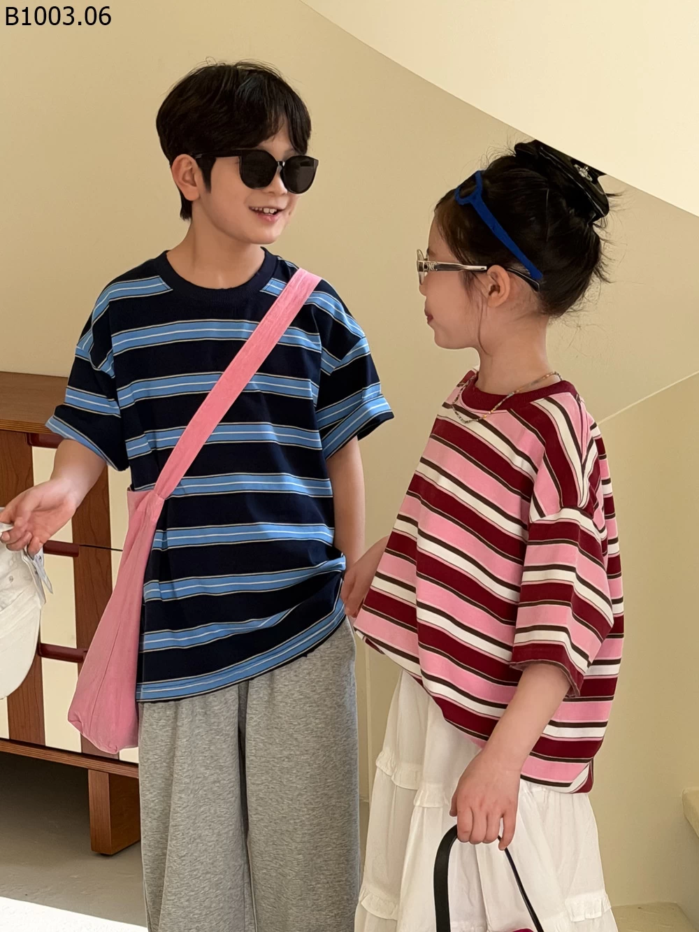 ÁO PHÔNG KẺ ỐNG RỘNG HÀN QUỐC Giá sỉ 199k