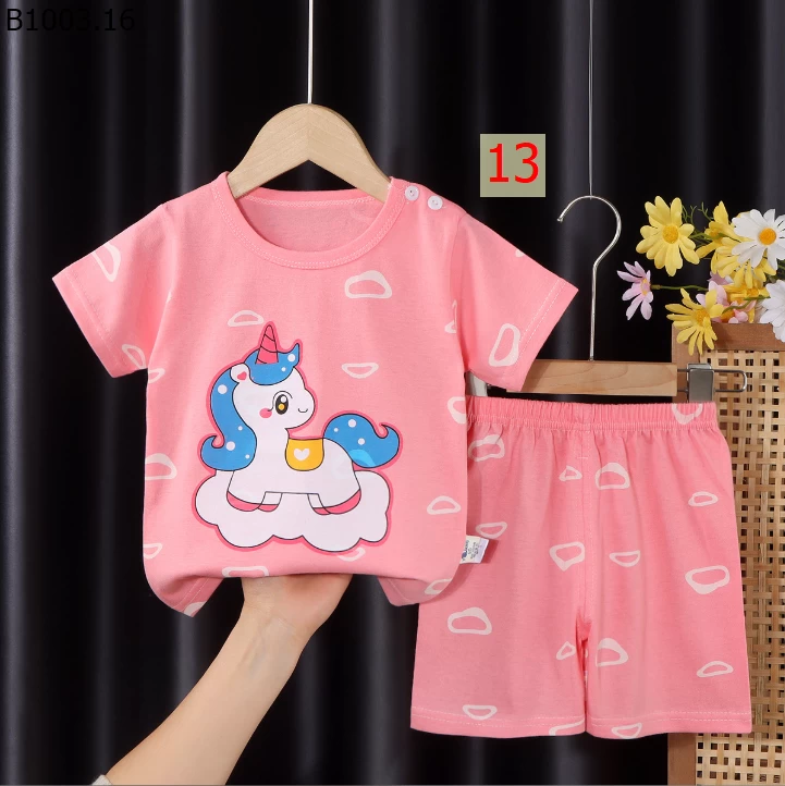 BỘ CỘC TAY HOẠT HÌNH Giá sỉ 65k/bộ, size 130: 70k/bộ