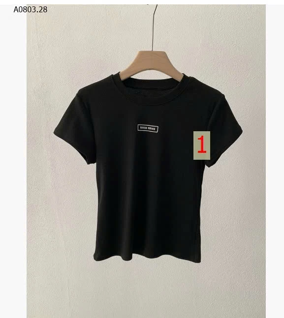 ÁO THUN BOZIP CỔ TRÒN MIUMIU sỉ 130k