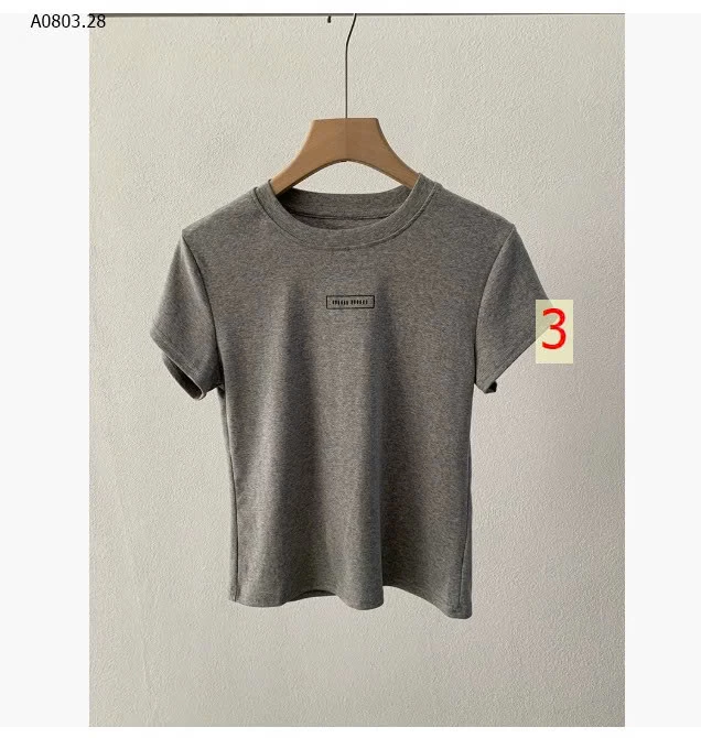 ÁO THUN BOZIP CỔ TRÒN MIUMIU sỉ 130k