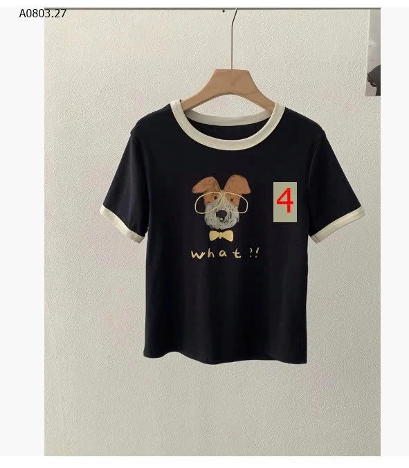 ÁO THUN CÚN CỔ TRÒN- sỉ 143k