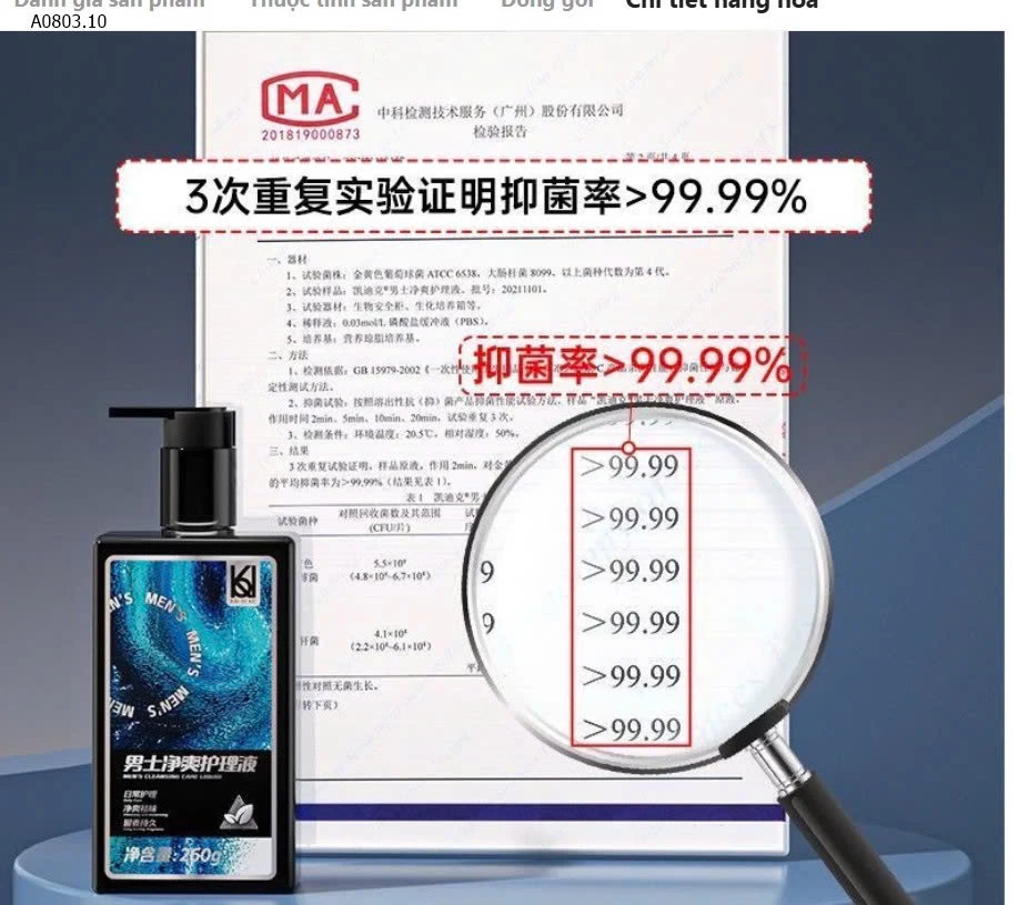 KAI DI KE – Sữa rửa vùng kín chăm sóc nam giới hương nước hoa cao cấp - sỉ 167k