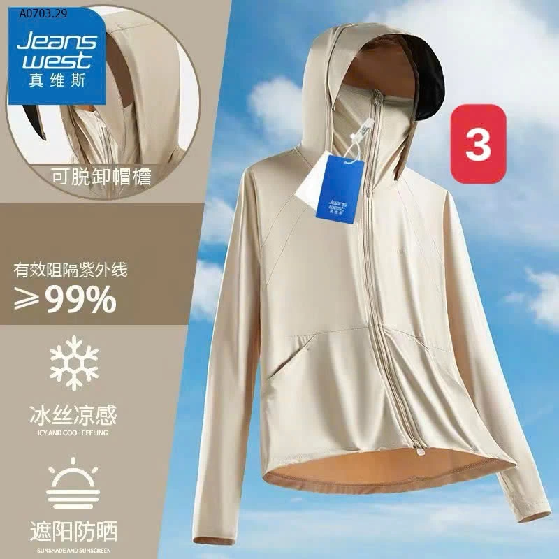 ÁO CHỐNG NẮNG LÀM MÁT JEANWEST- sỉ 190k