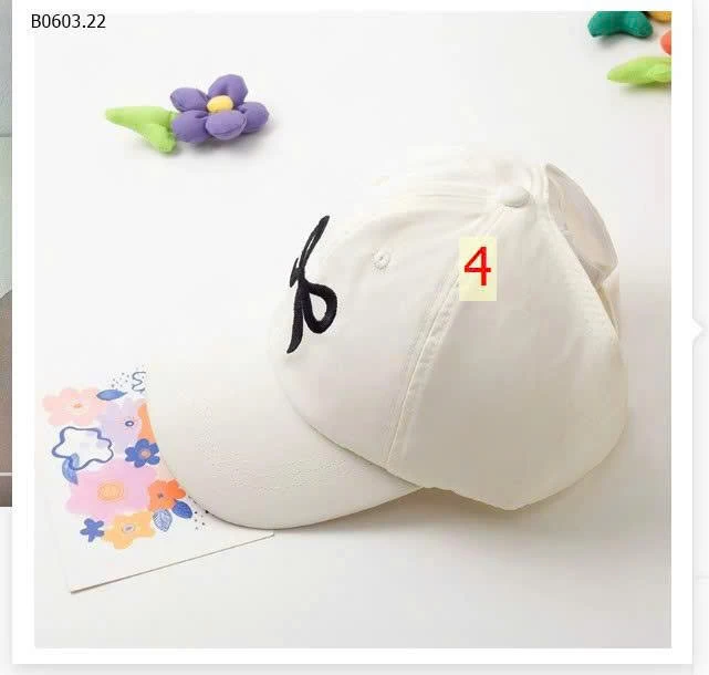 MŨ LƯỠI TRAI NỬA ĐẦU CHO BÉ HÃNG CHAOZHUO-Giá sỉ 34k