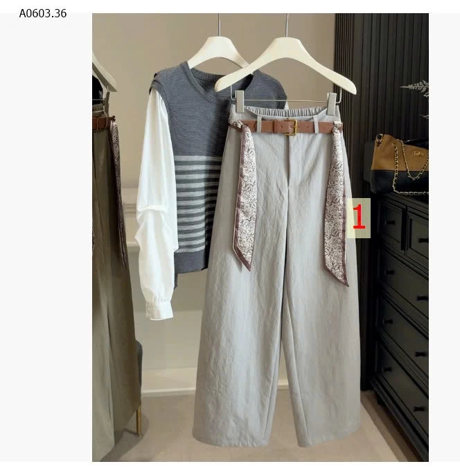 QUẦN NỮ KÈM KHĂN ANNA - sỉ 230k