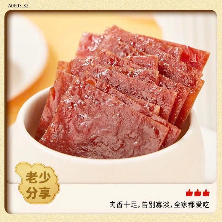 Khô lạp heo nướng - sỉ 55k/túi