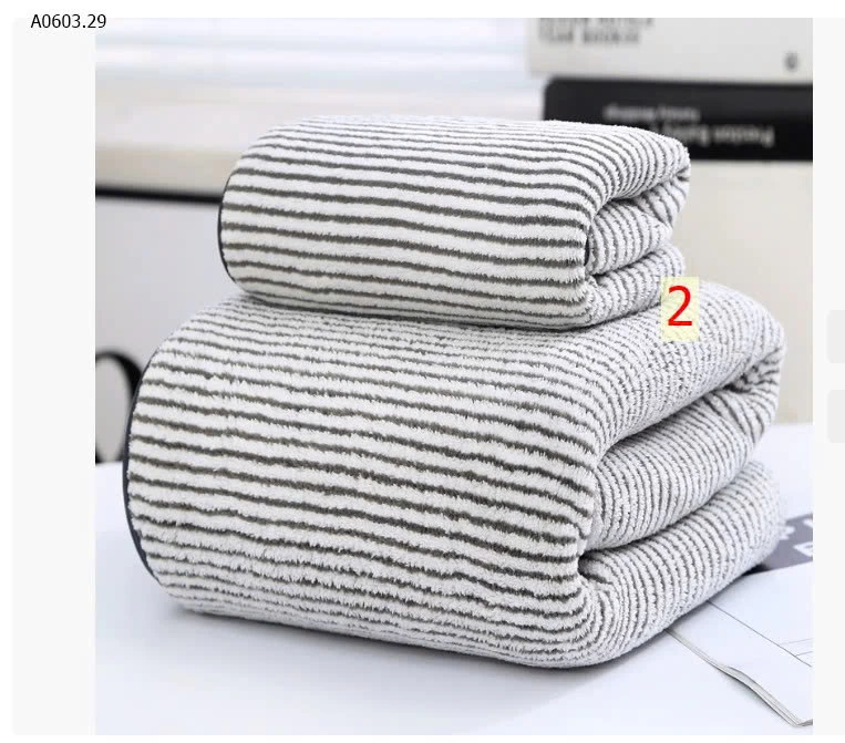 KHĂN TẮM SIÊU THẤM, SIÊU THÍCH, SIÊU MỀM - sỉ 95k/set 2 khăn