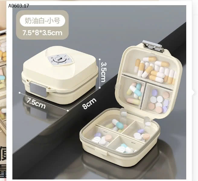 HỘP ĐỰNG THUỐC CHIA NGĂN MINI - sỉ 62k