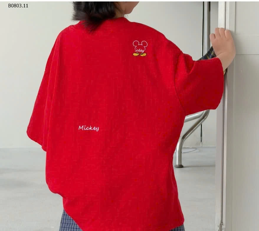 SET ÁO THUN MICKEY ĐỎ QUẦN JEANS - sỉ áo: 147k quần: 200k