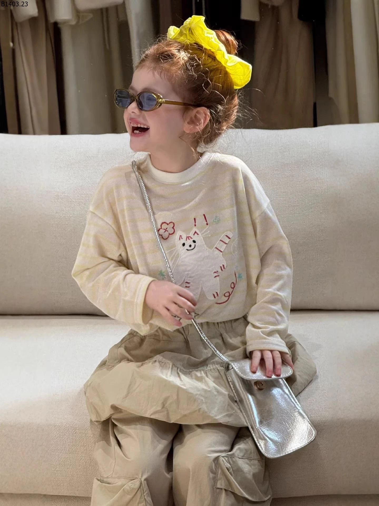 ÁO THUN KẺ MỎNG DÀI TAY BG Giá sỉ 162k