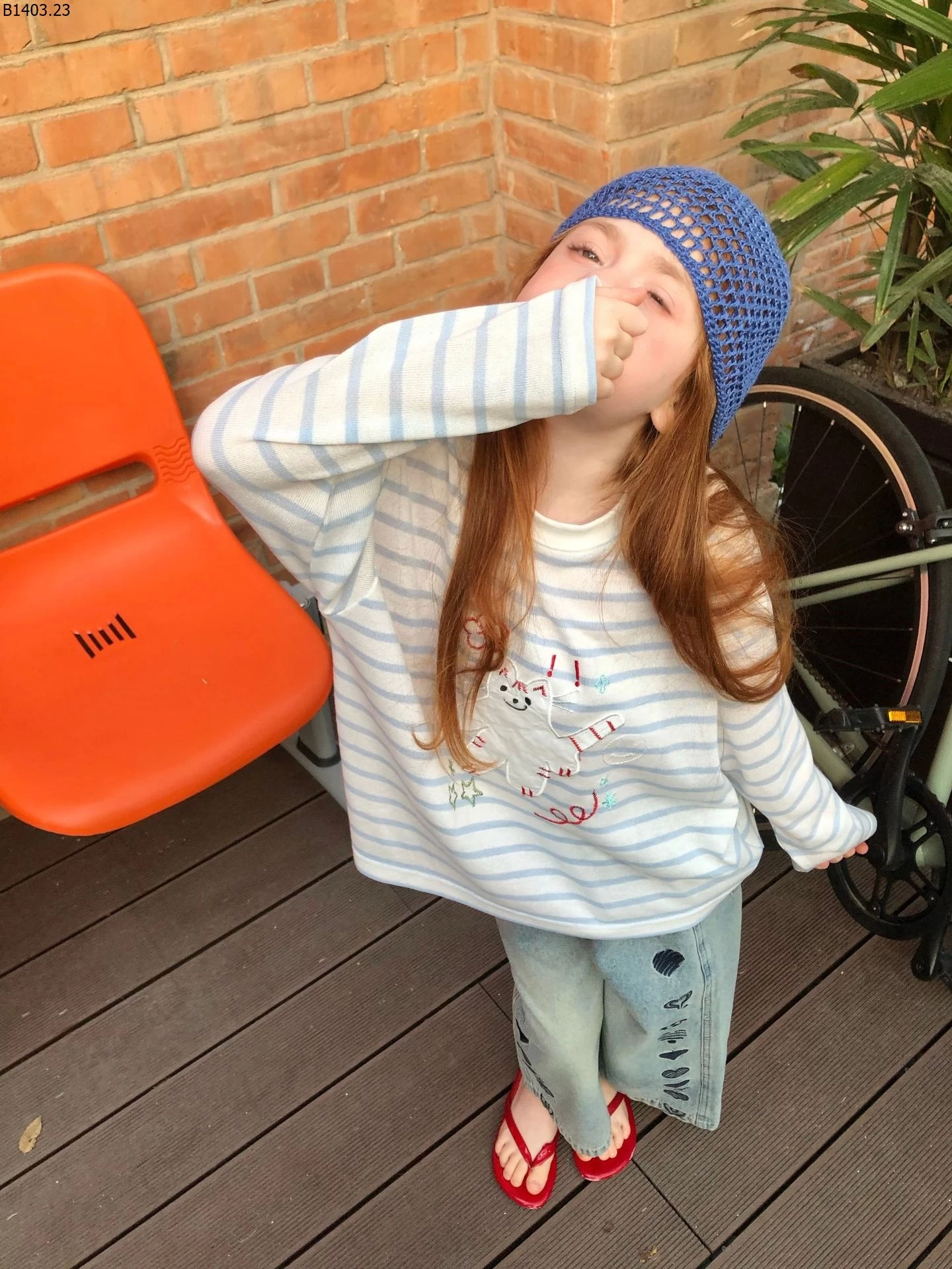 ÁO THUN KẺ MỎNG DÀI TAY BG Giá sỉ 162k