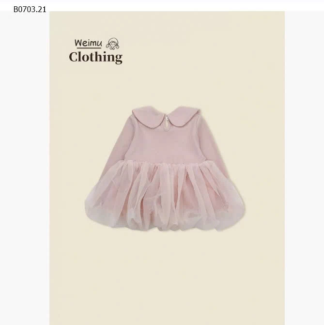 Đầm trẻ em Vimu cho bé gái-Giá sỉ 205k