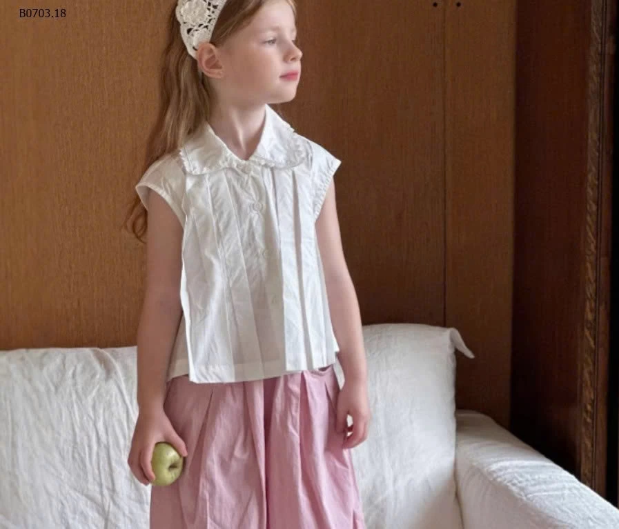 SƠ MI SÁT NÁCH MIX QUẦN BOM HỒNGGiá sỉ áo 163k, quần 150k