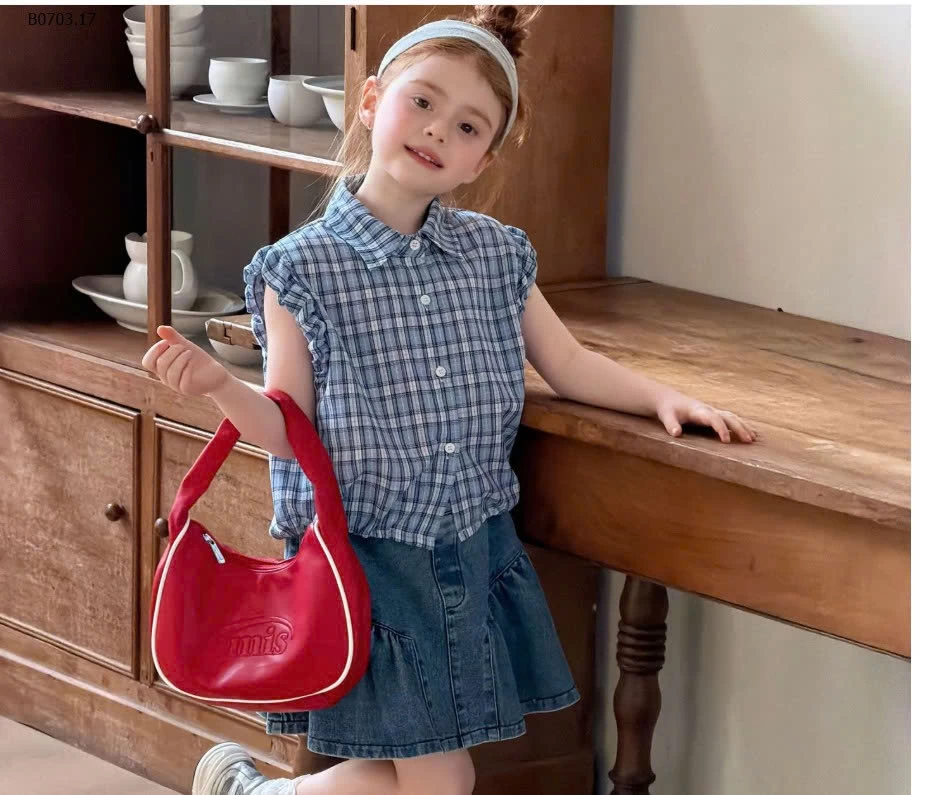 SƠ MI CARO MIX CV JEANS ĐUÔI CÁ-Giá sỉ sơ mi giá 147k, cv giá 192k