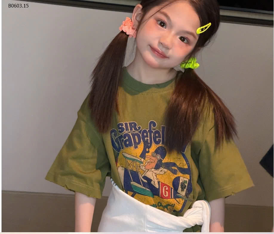 ÁO PHÔNG HỌA TIẾT HOẠT HÌNH -Giá sỉ 147k