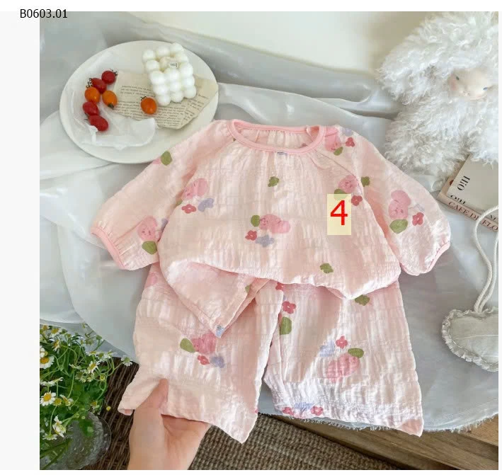 set bộ bé gái-Giá sỉ sz 80-110: 73k/bộ, sz 120-150: 89k/bộ (nhận đơn từ 2 bộ)