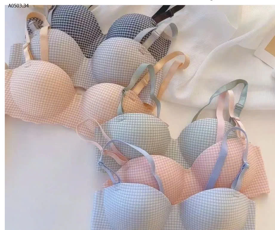 ÁO NGỰC CÚP NGANG KẺ CARO - sỉ 70k/set 2c chọn màu size