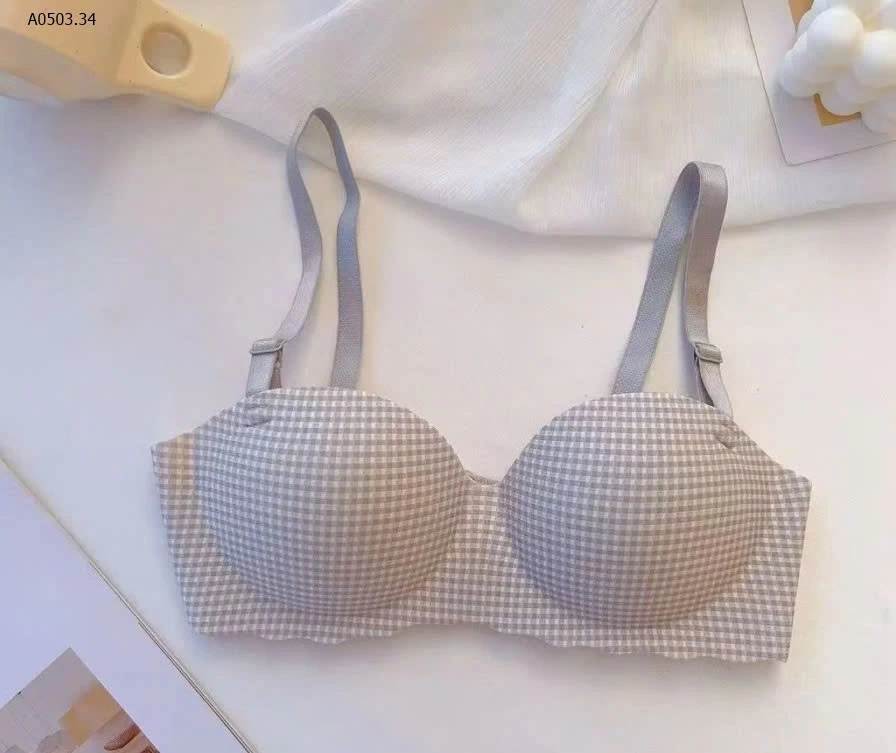 ÁO NGỰC CÚP NGANG KẺ CARO - sỉ 70k/set 2c chọn màu size